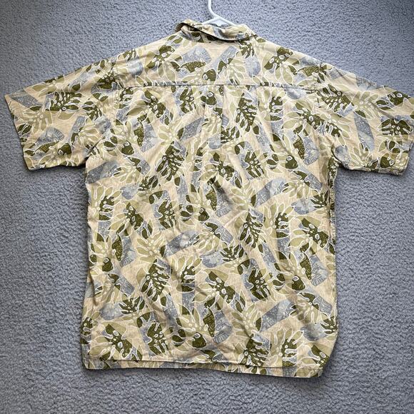 Hawaiian Shirt Men's Large Liberty House Aloha Button Up Luau Short Sleeve - Picture 9 of 12